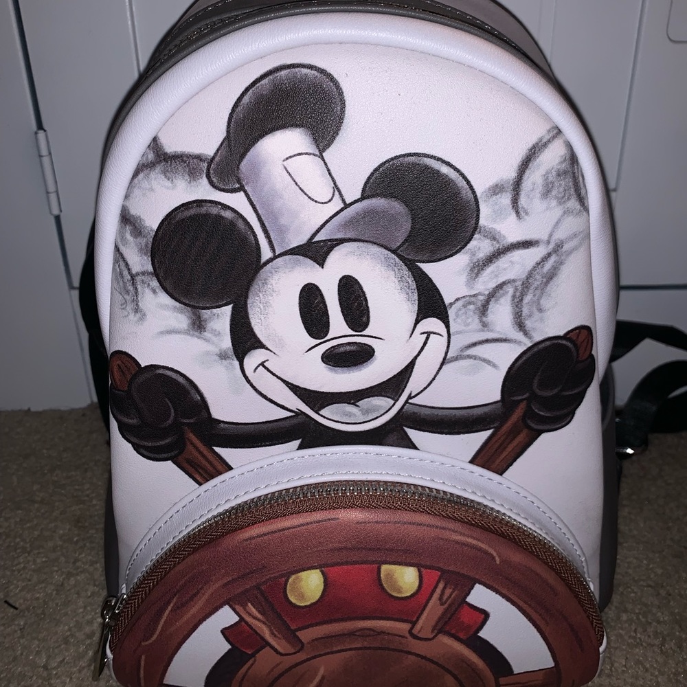 Disney Steamboat Willie Loungefly backpack
